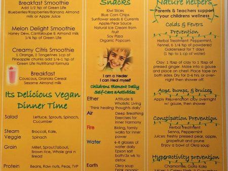 Healthy Vibrant Children Chart For Sale